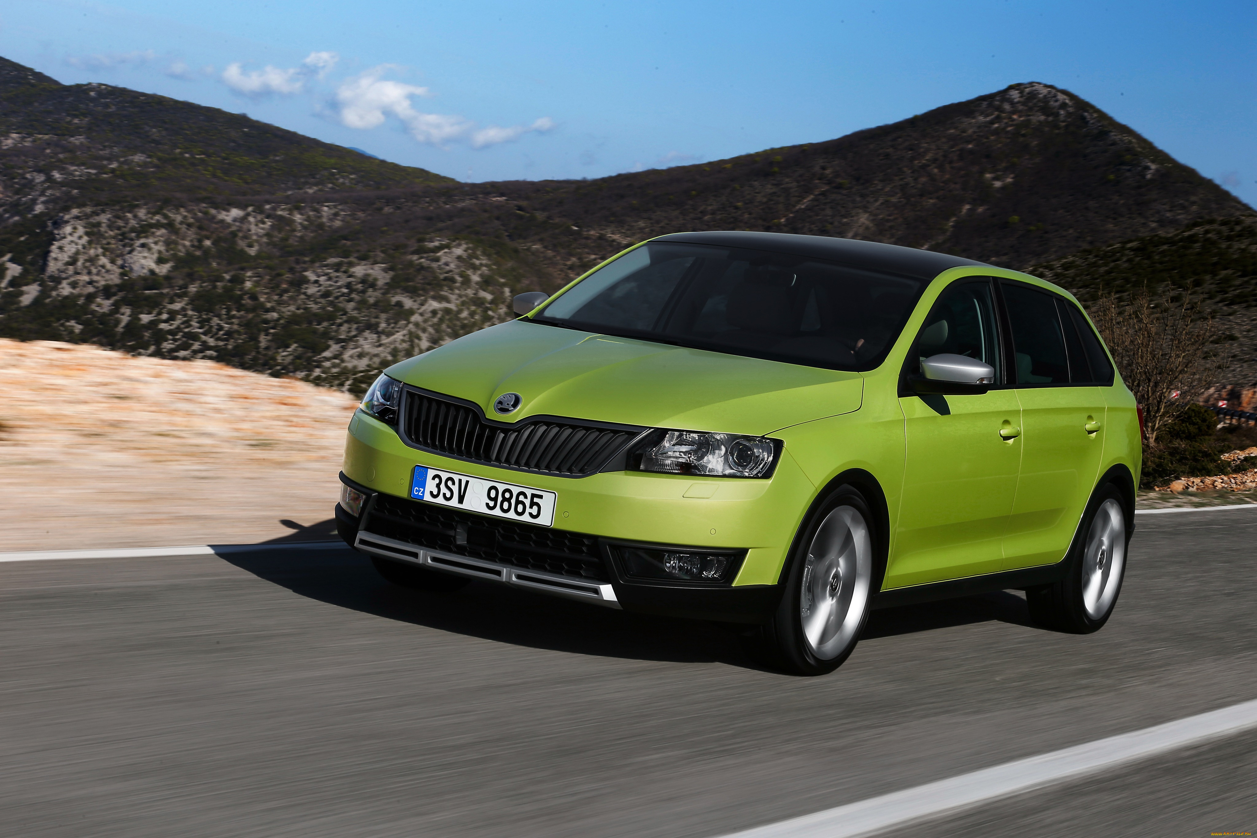 , skoda, scoutline, spaceback, 2015, rapid